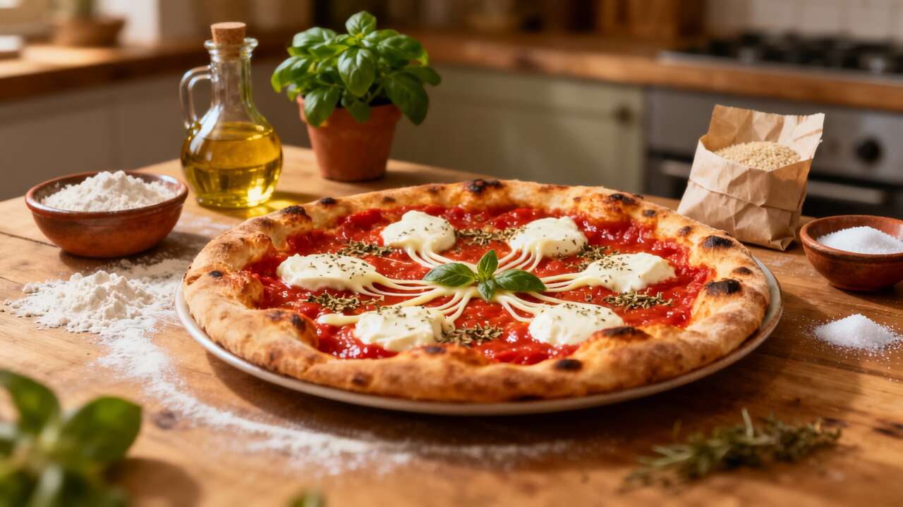 Réaliser une pizza margherita simplement