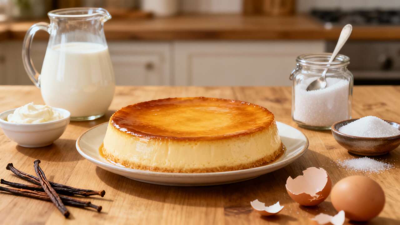Apprendre le flan pâtissier crémeux