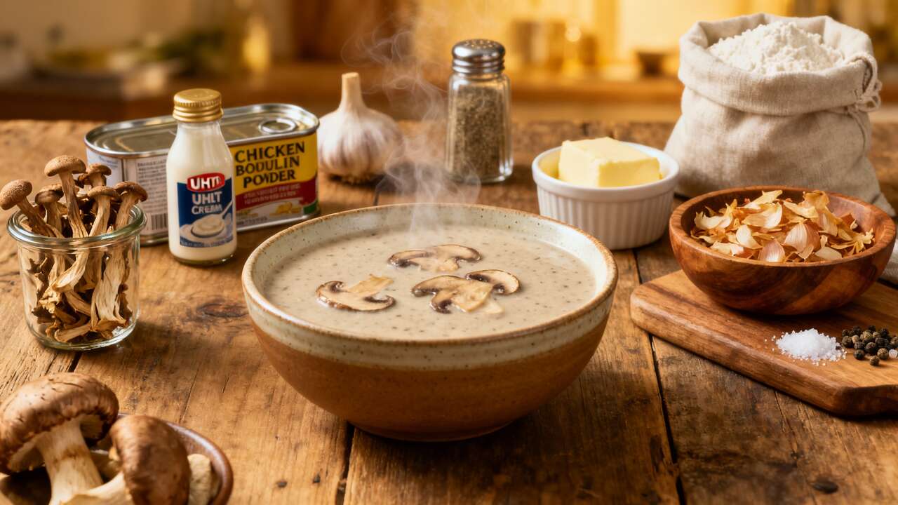 Les bases de la soupe aux champignons