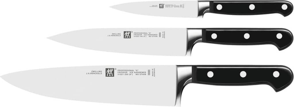 Test : couteaux Zwilling Professional S, qualité pro en cuisine