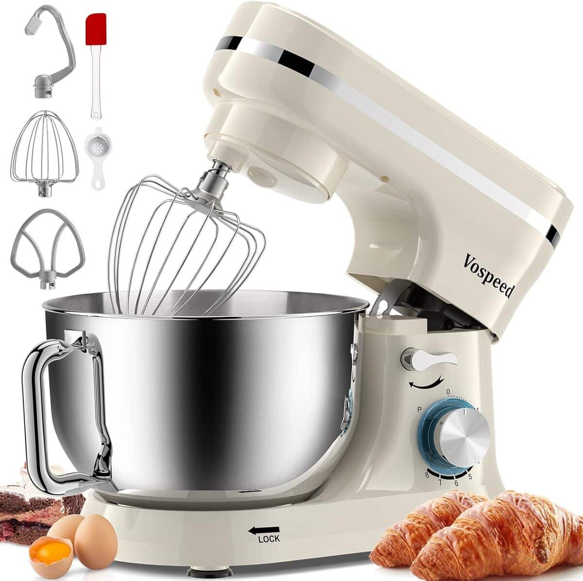 Test : robot pâtissier Vospeed 1000W multifonctions
