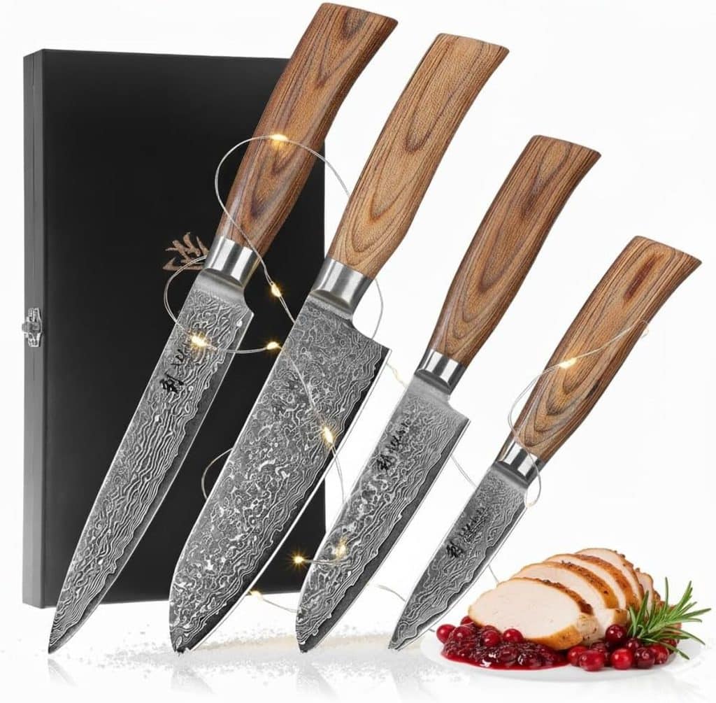 Test : set de couteaux Wakoli Edib Pro 67 couches