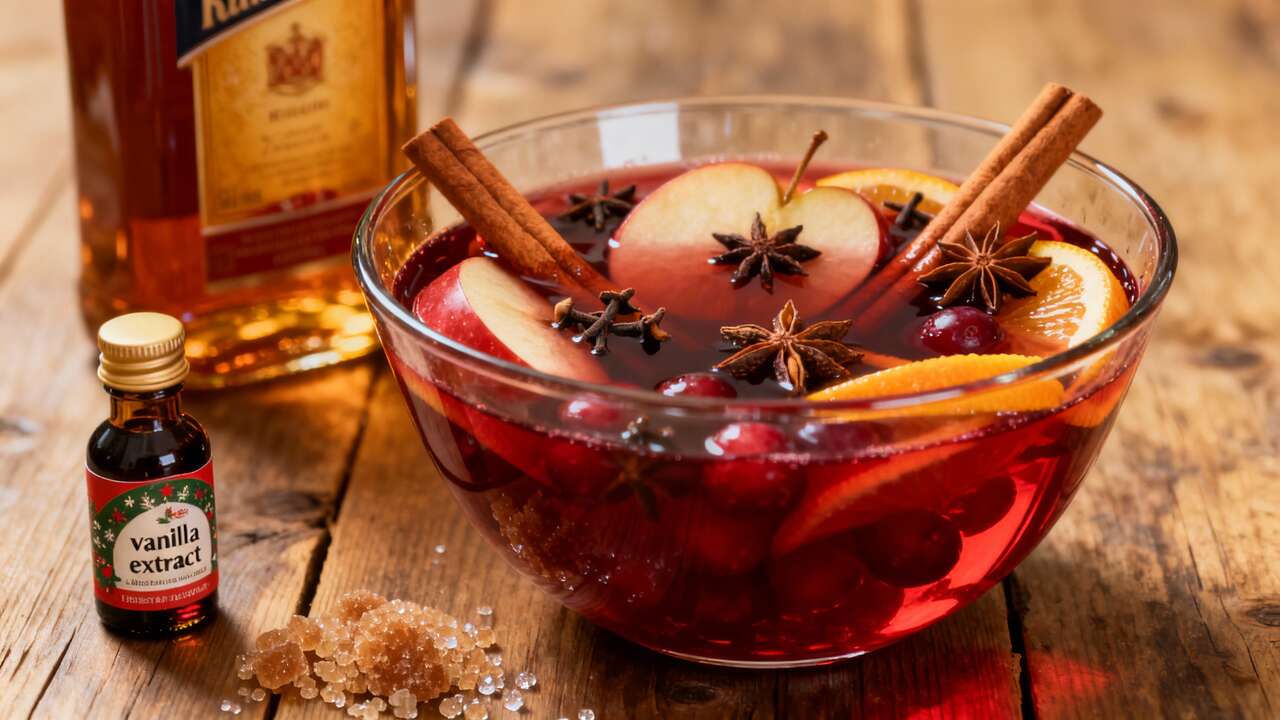 Recette de Punch de Noël : boisson Festive et Savoureuse