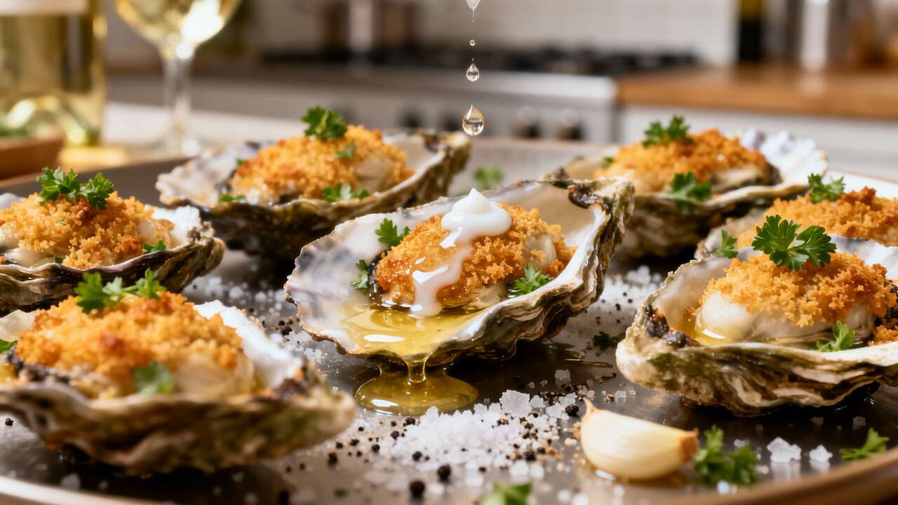 Huîtres chaudes gratinées au four : une recette gourmande