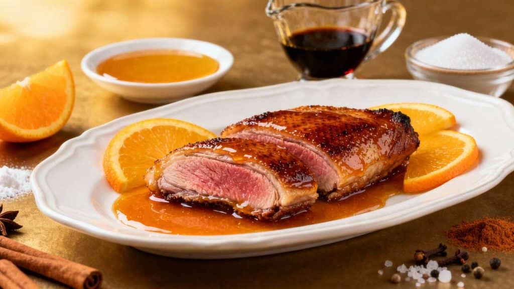 Magret de canard à l'orange : recette gourmande de sauce au miel
