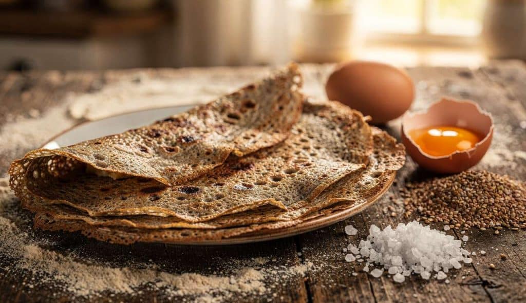 Recette de galette bretonne au sarrasin : délicieuse crêpe traditionnelle