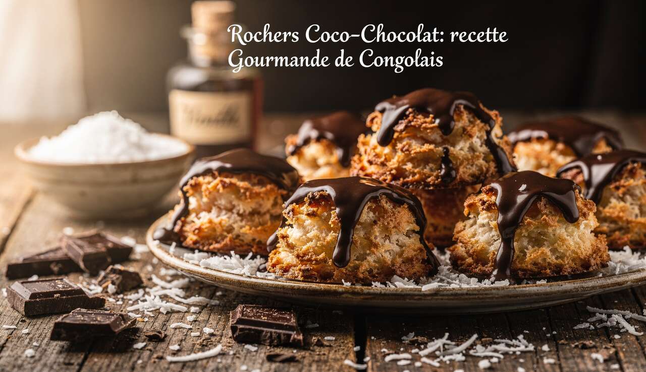 Rochers Coco-Chocolat : recette Gourmande de Congolais