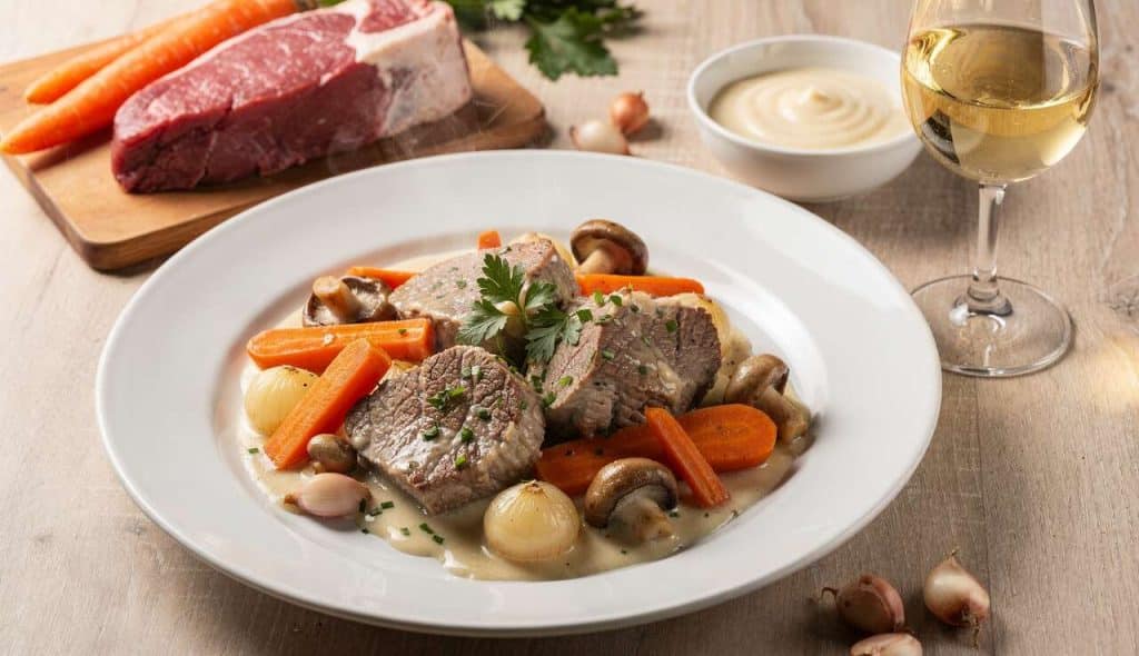 Blanquette de veau facile et rapide : recette savoureuse étapes par étapes