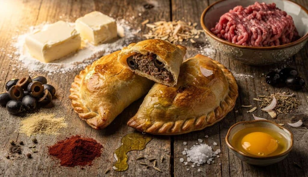 Empanadas au Sanglier et Olives Noires : recette Savoureuse