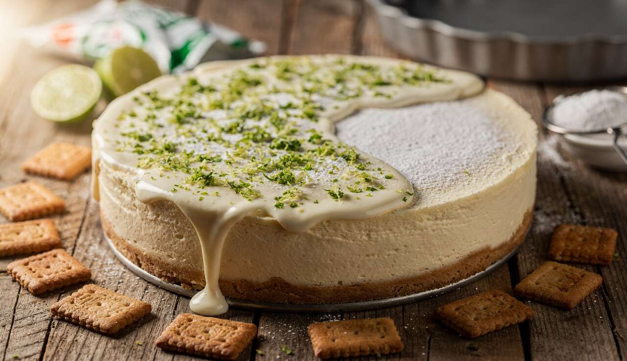 Cheesecake au Citron Vert Sans Cuisson : recette Facile et Délicieuse