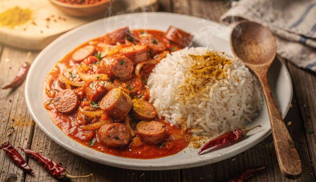 Recette authentique du rougail saucisse maison