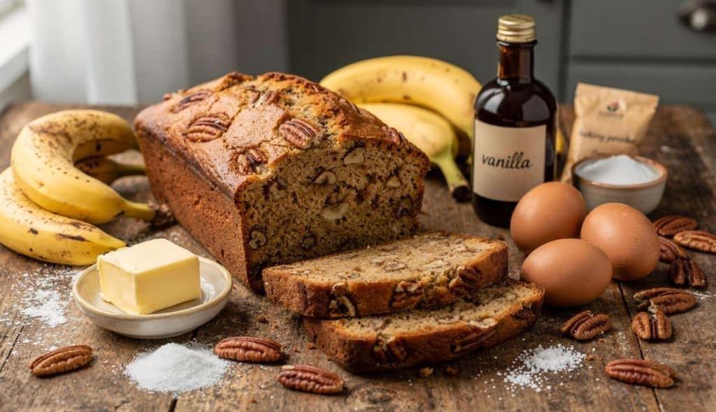 Banana Bread : recette Noix de Pécan irrésistible