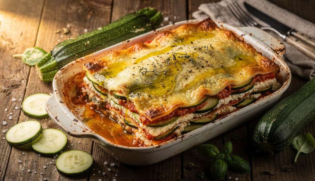Lasagne Courgette Ricotta : recette Savoureuse