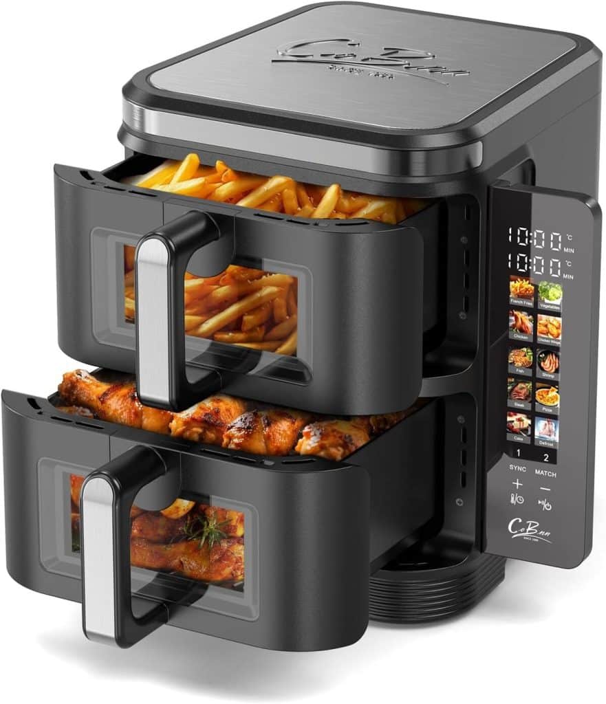 Test COBNN friteuse à air 11L Dual Zone : puissance et polyvalence
