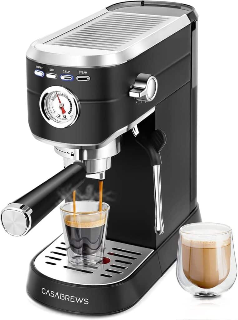Test de la casabrews : machine à café expresso 20 bars