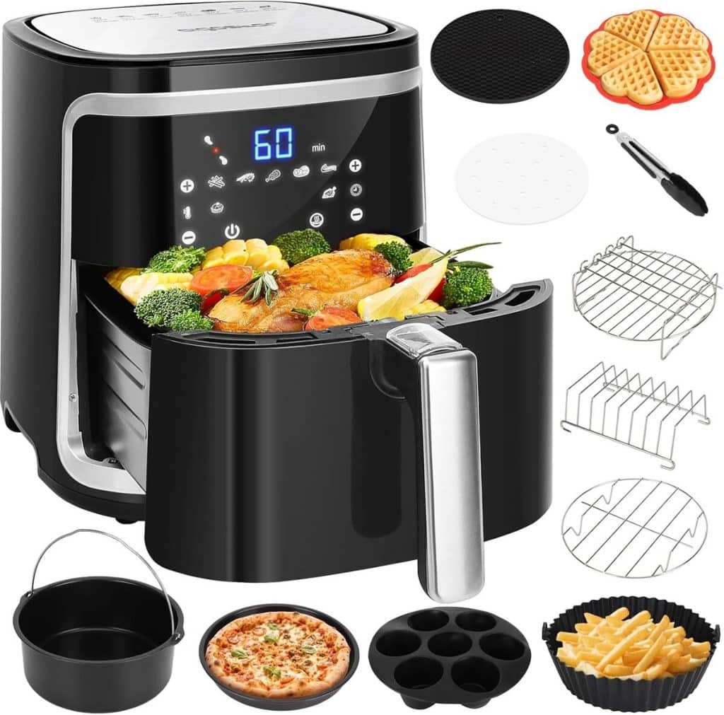Test de la friteuse à air intelligente Aigostar 1900W : un air fryer performant et connecté