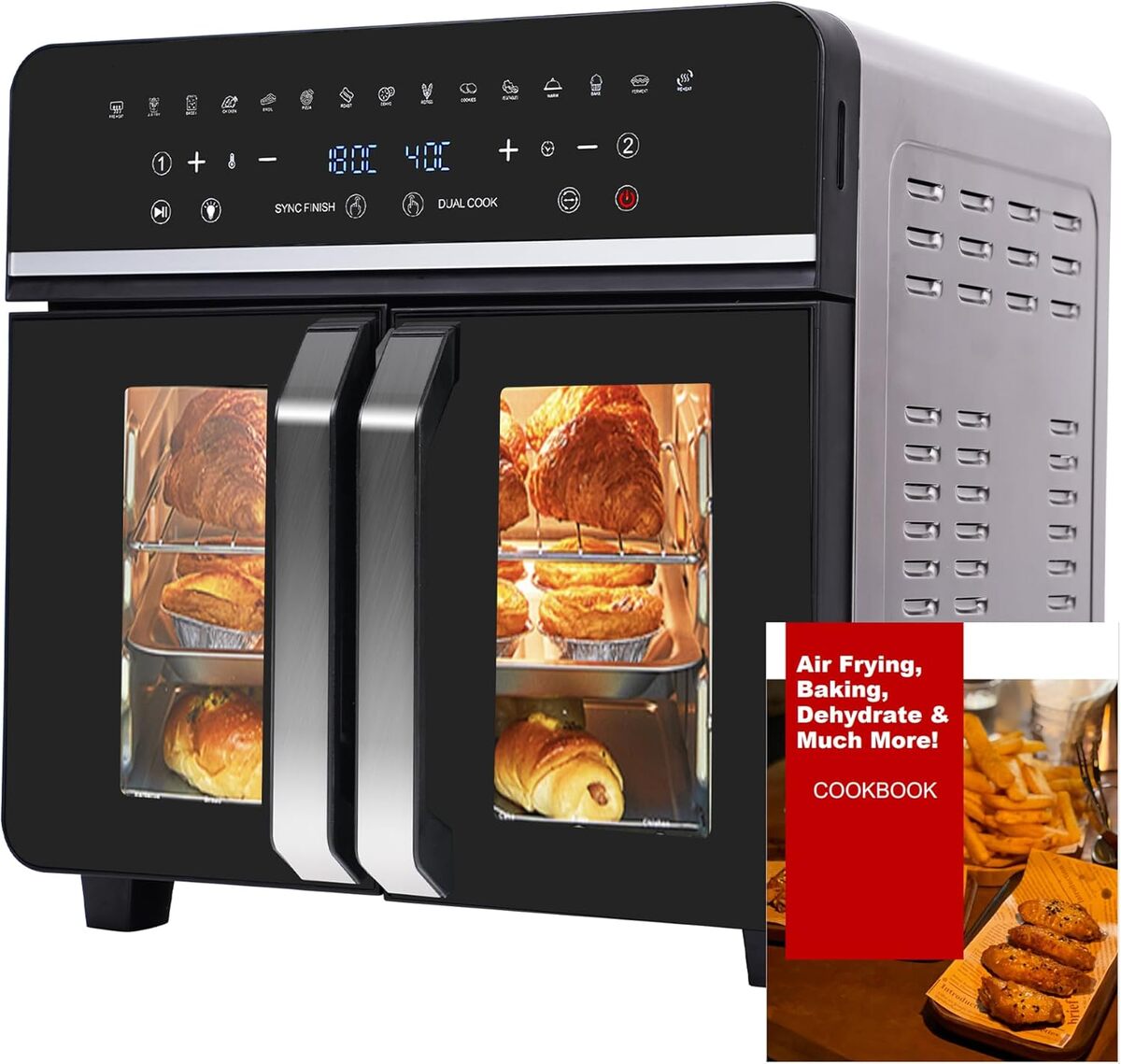 Test du mini four Emphsism 1800W : friteuse sans huile polyvalente