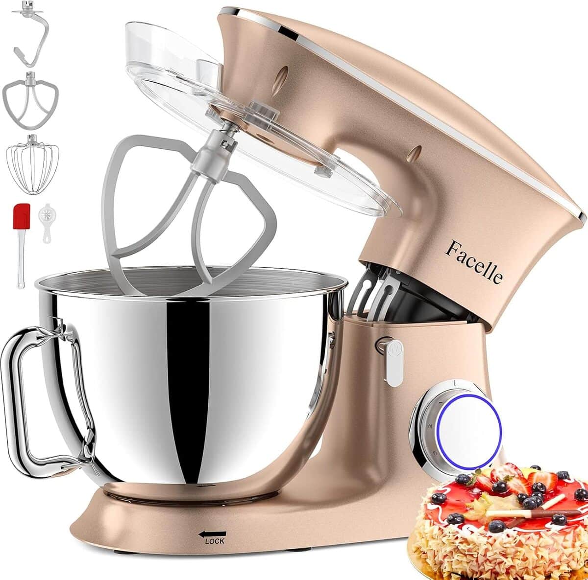 Test du robot pâtissier Facelle 2000W : puissance et polyvalence