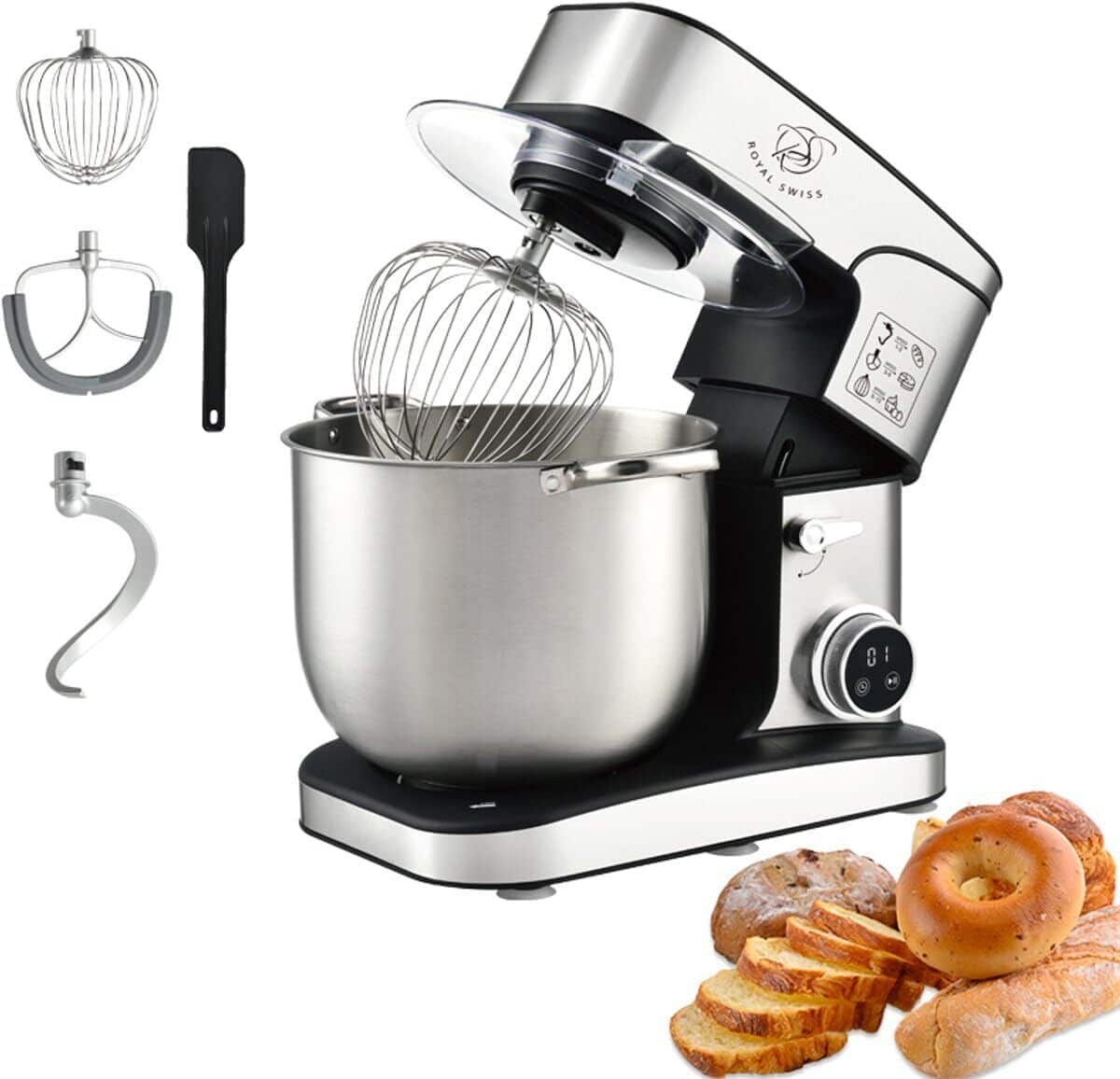 Test du robot pâtissier Royal Swiss 2800W : puissance et précision professionnelles