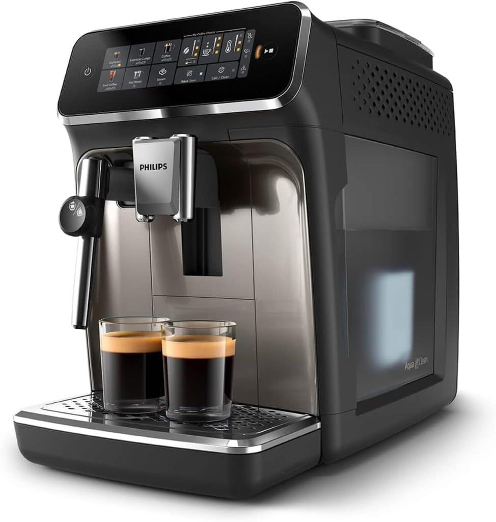 Test : expresso automatique Philips Série 3300 avec mousseur à lait et broyeur céramique