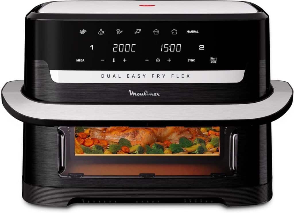 Test : moulinex Easy Fry Dual Flex, friteuse performante de 9L pour 8 personnes