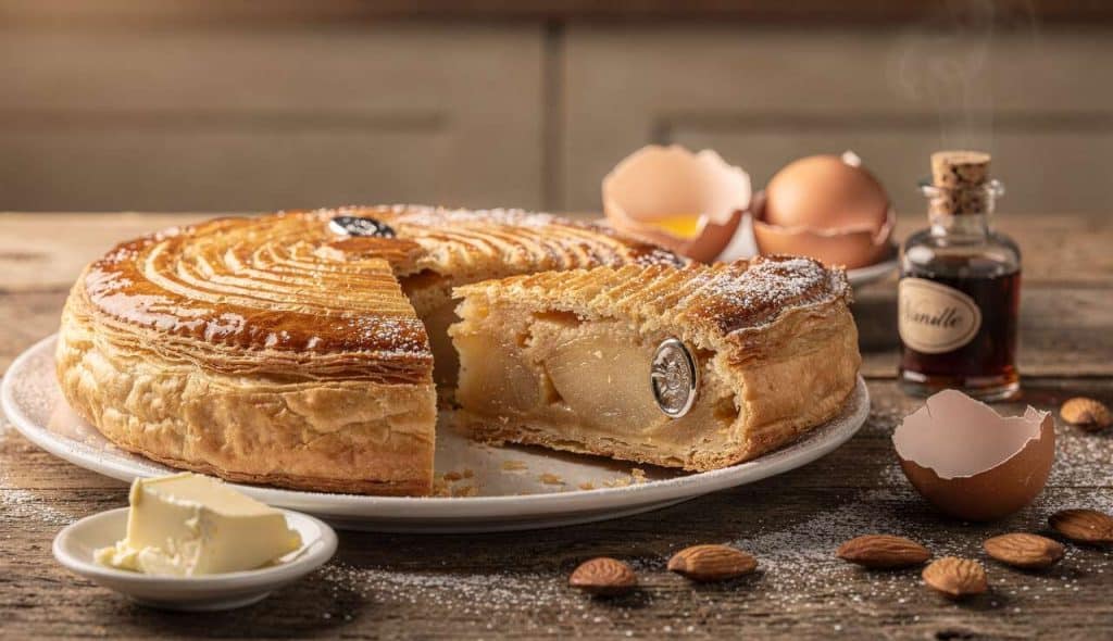 Galette des rois frangipane-poire, l'alliance royale