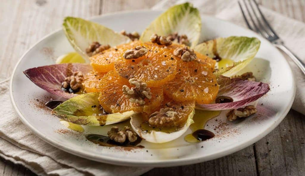 Salade hivernale endives et oranges