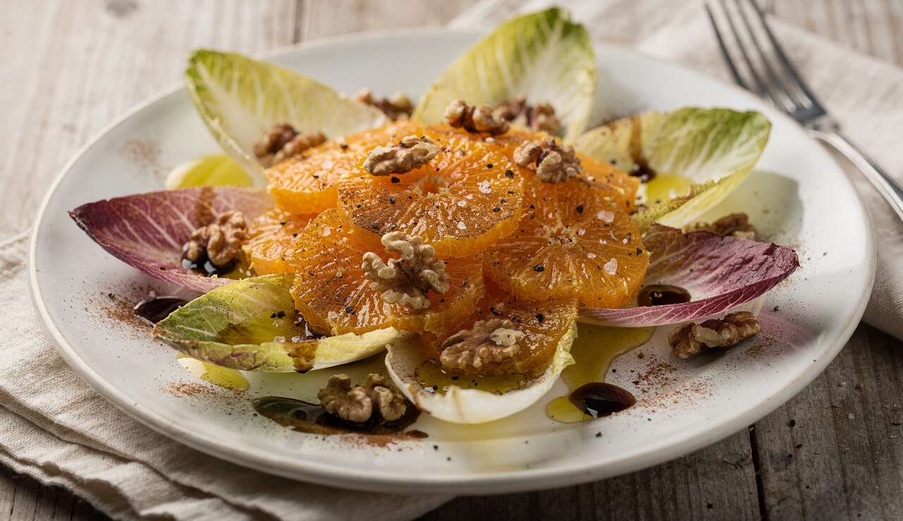 Salade hivernale endives et oranges