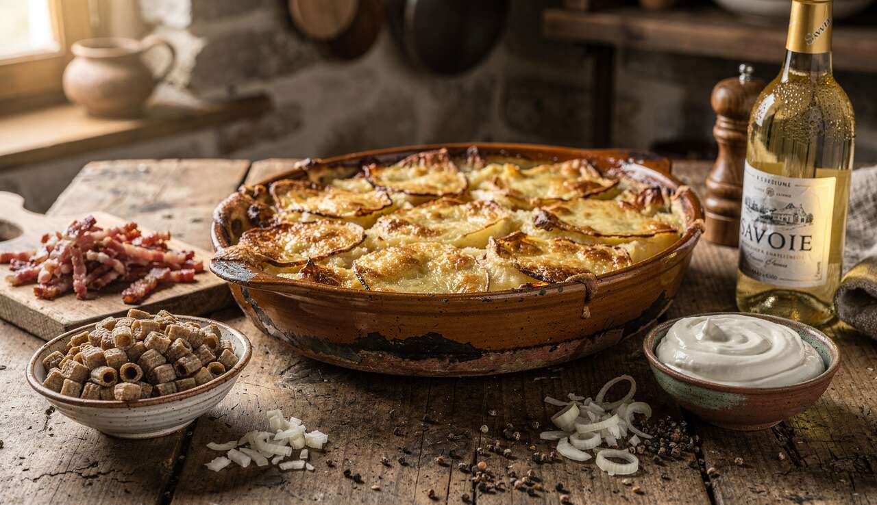 Recette Croziflette : lardons et Reblochon