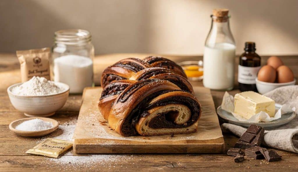 Recette de Brioche Babka au Chocolat