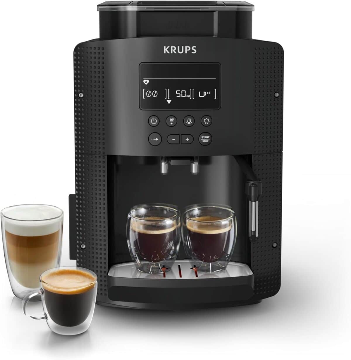 Test de la machine à café Krups Essential YY8135FD : expresso automatique et buse vapeur
