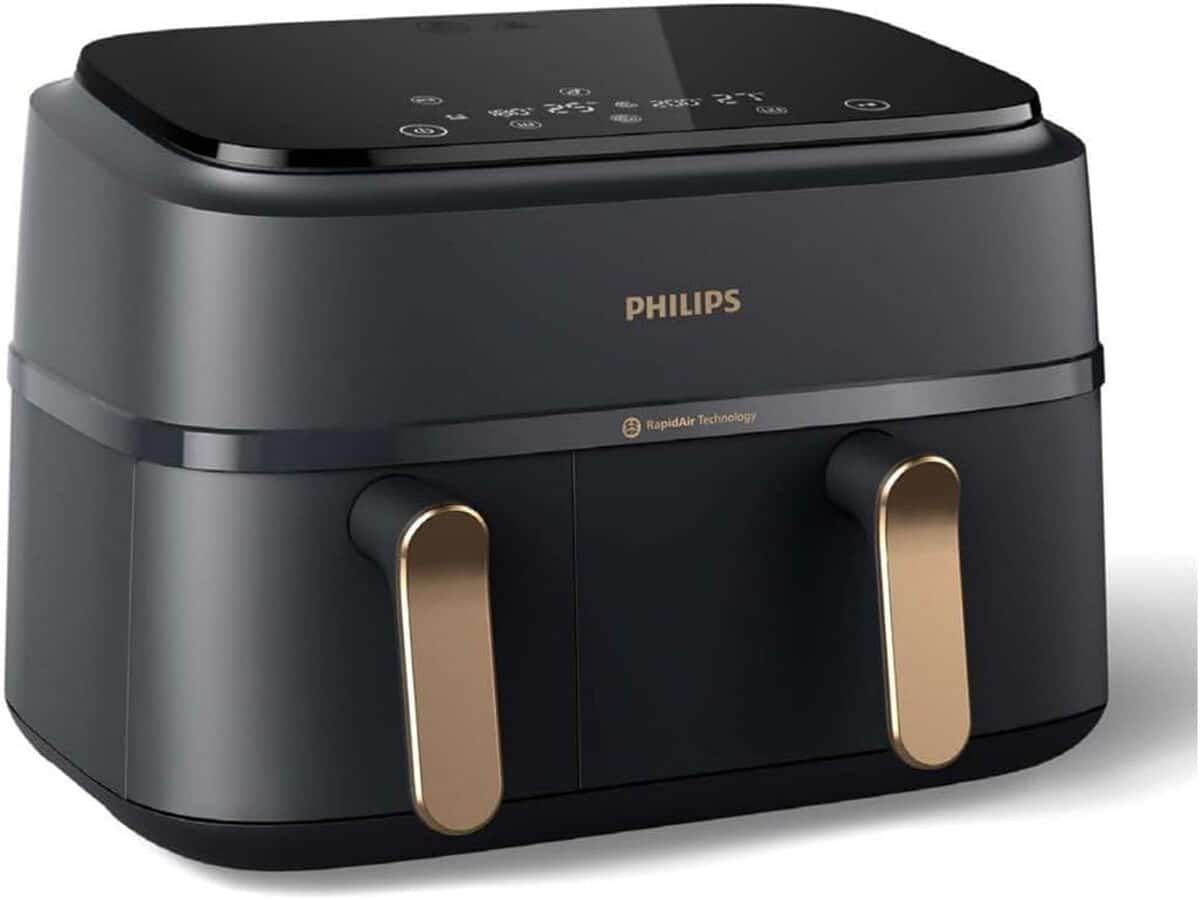 Test Philips Airfryer NA352/00 : friteuse double panier 9L