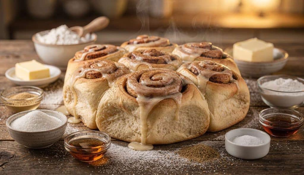 Recette de Cinnamon Rolls : délice Moelleux à la Cannelle