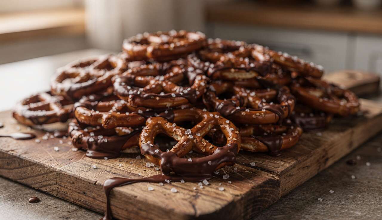 Ingr&eacute;dients essentiels pour des bretzels r&eacute;ussis