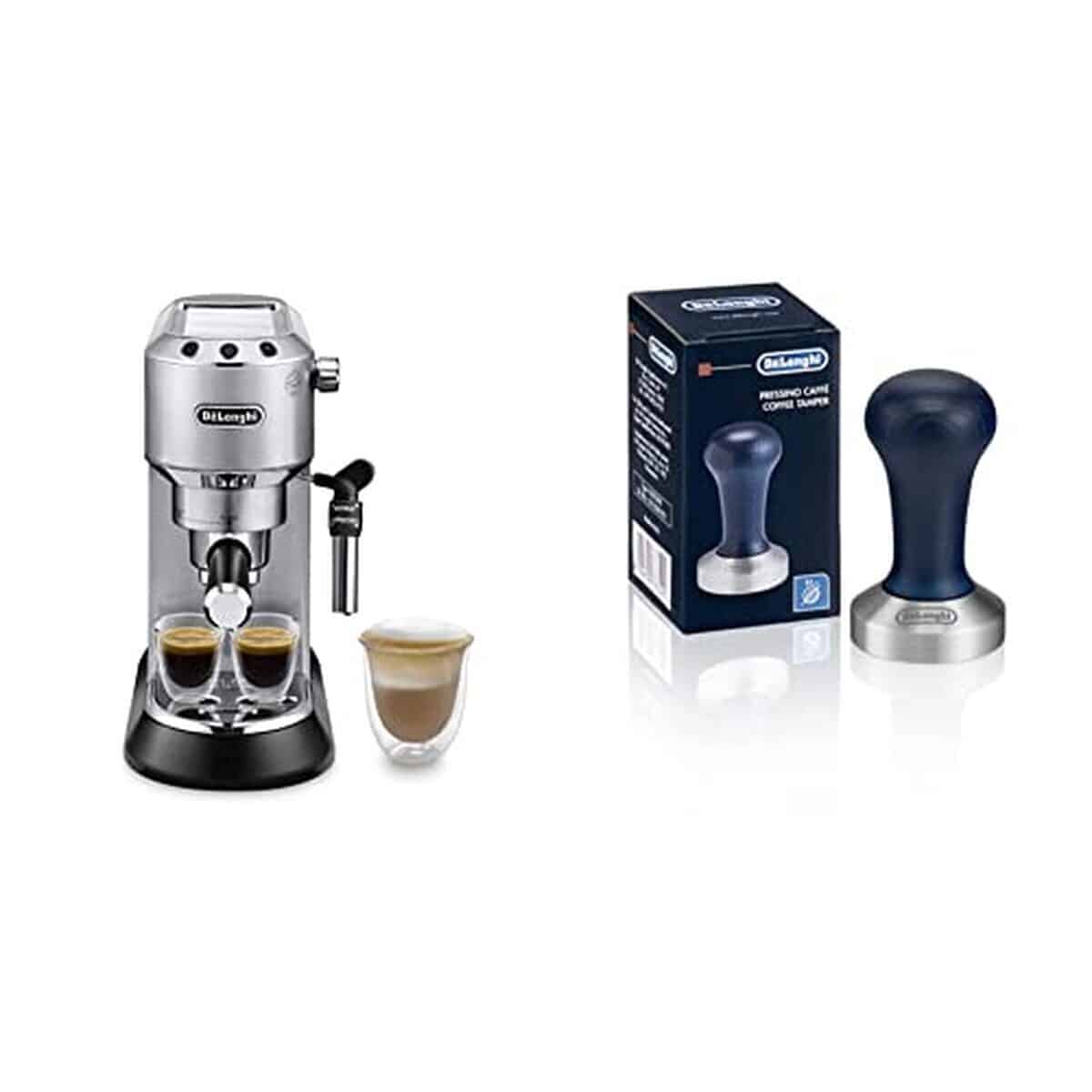 Test De'Longhi Dedica Style : machine expresso EC685M et tasseur en inox