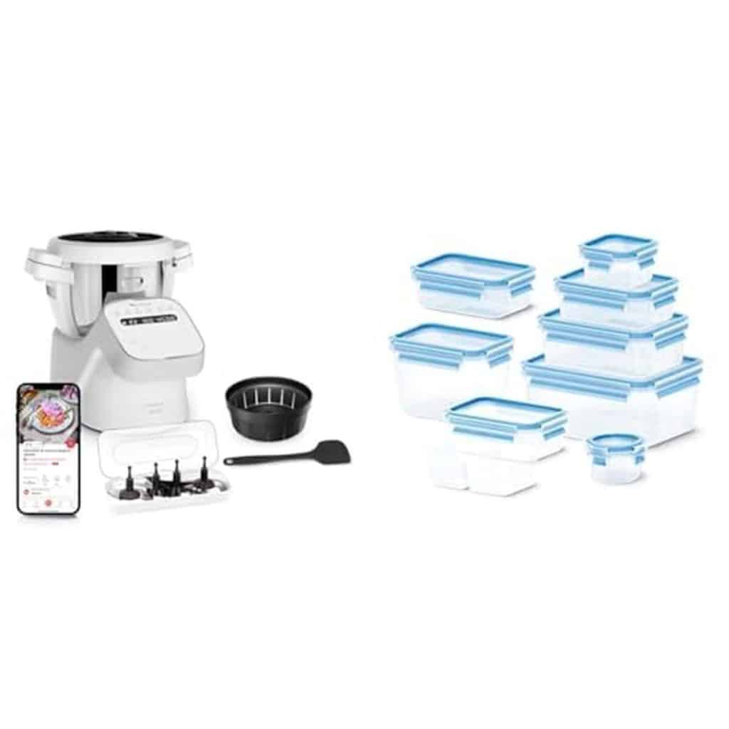 Test du compagnon Moulinex HF8408F1 : robot cuiseur XL pour 10 personnes avec boîtes Tefal