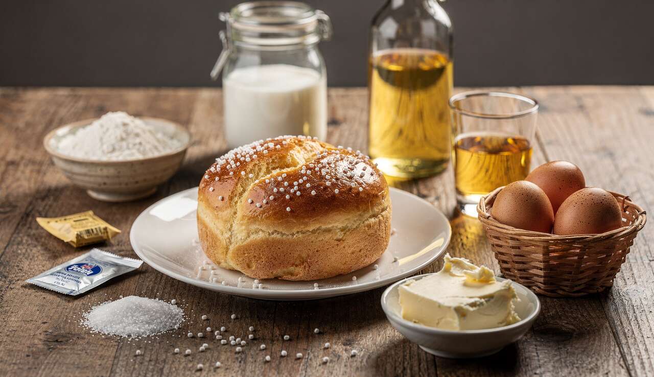 Brioche moelleuse à la fleur d'oranger et au sucre : recette gourmande