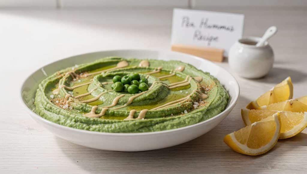 Houmous de Petits Pois : recette Facile et Savoureuse