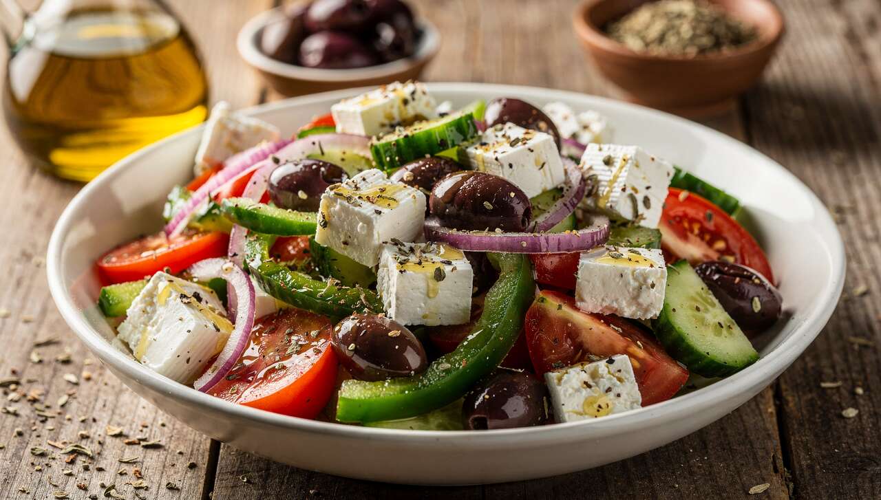 Salade grecque maison : recette authentique et savoureuse