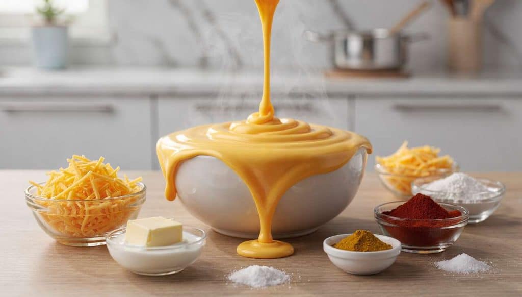 Sauce Fromage Cheddar : recette Maison Facile et Rapide