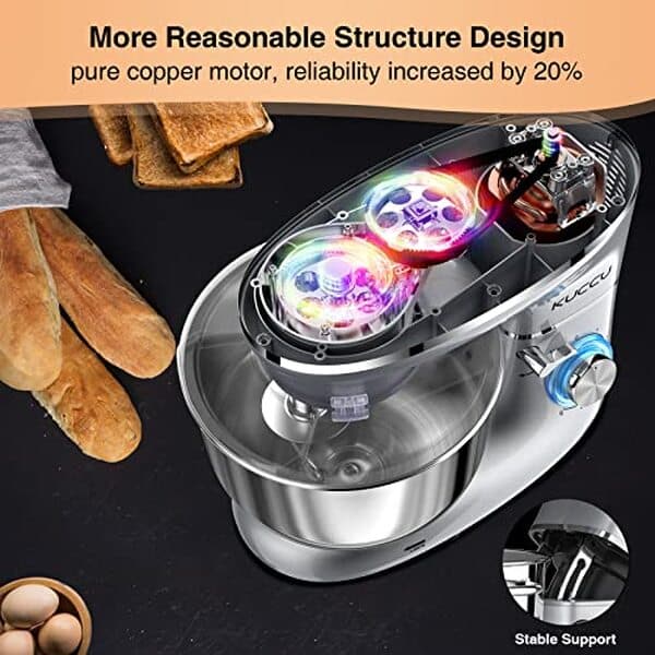 Découvrez le test détaillé du robot pâtissier KUCCU 1500W : performance, polyvalence et avis d'experts pour des pâtisseries réussies à la maison