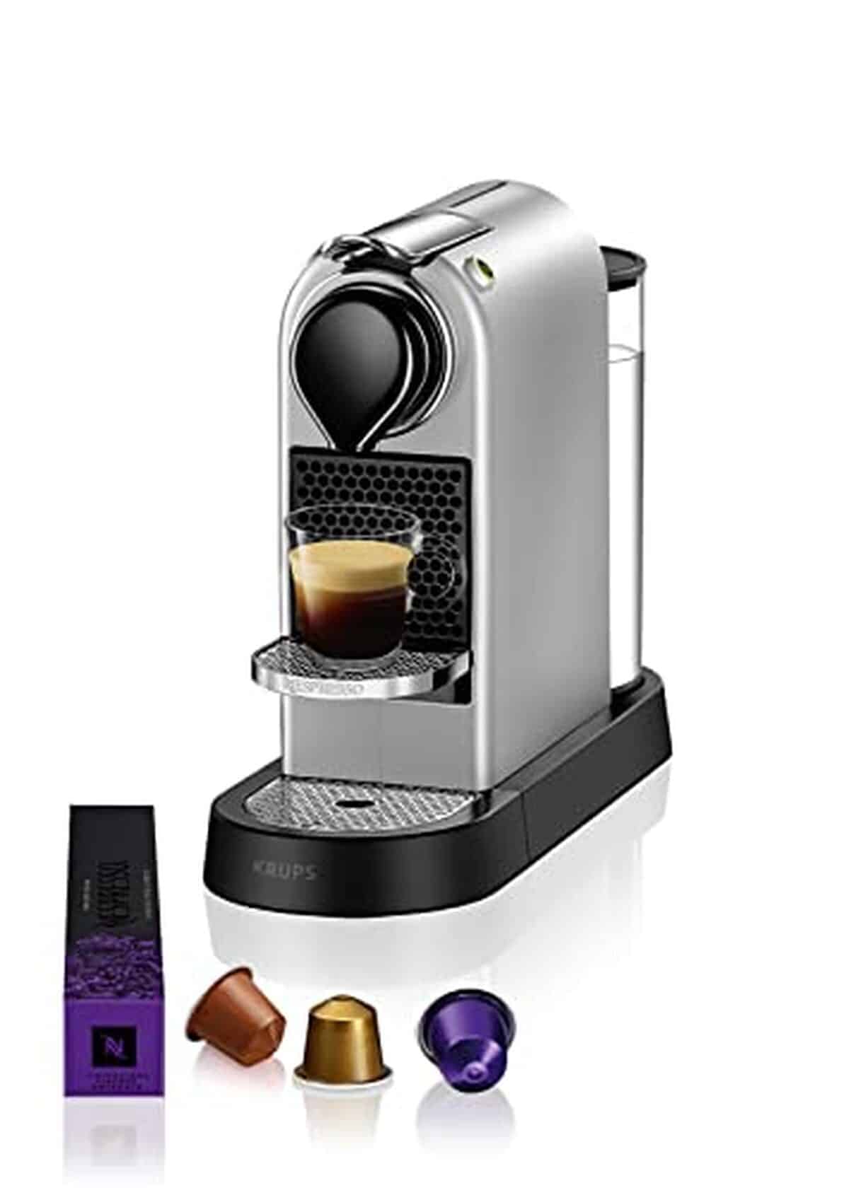 Test de la cafetière Nespresso Krups Citiz YY4118FD argent