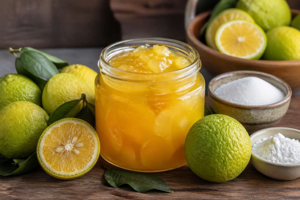 Confiture de citron bergamote : recette maison facile