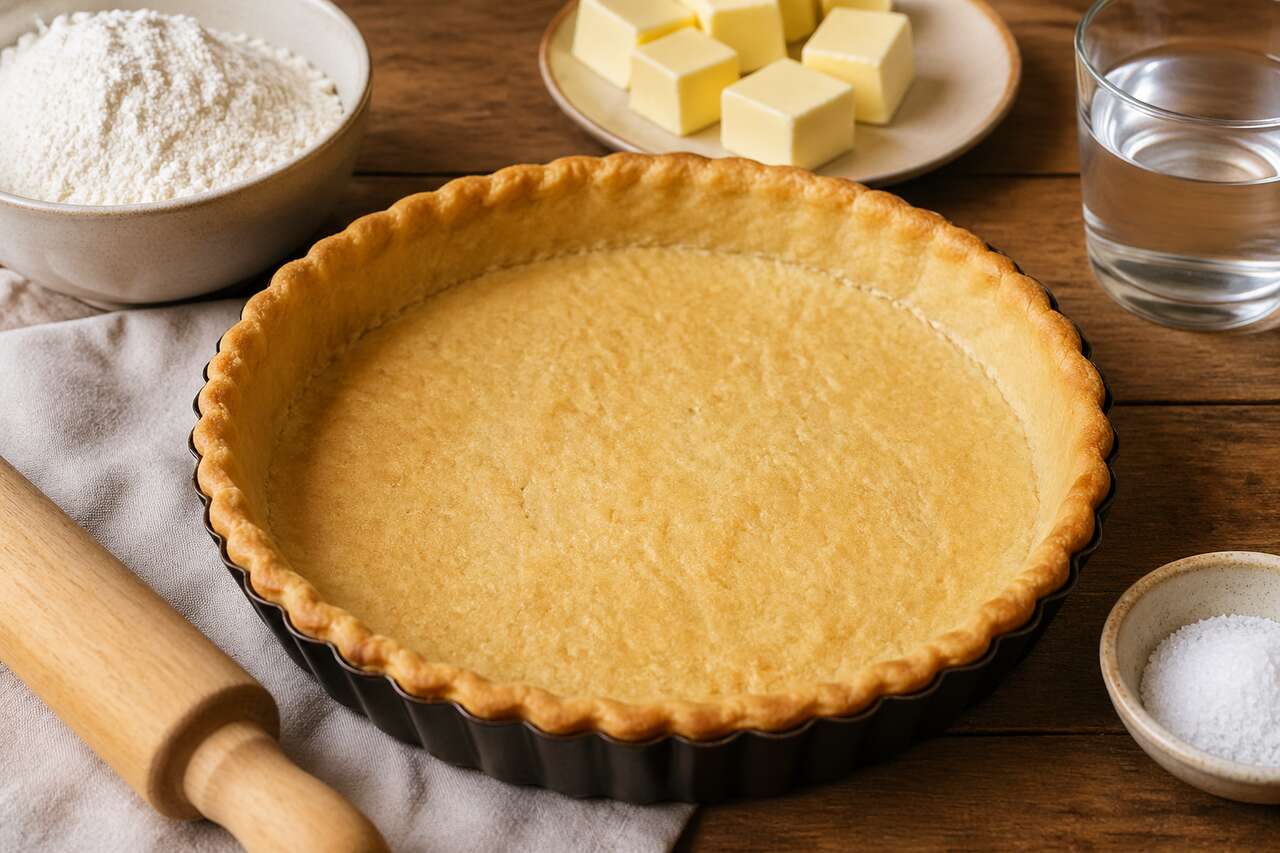 Pâte brisée sans œuf : recette facile et rapide