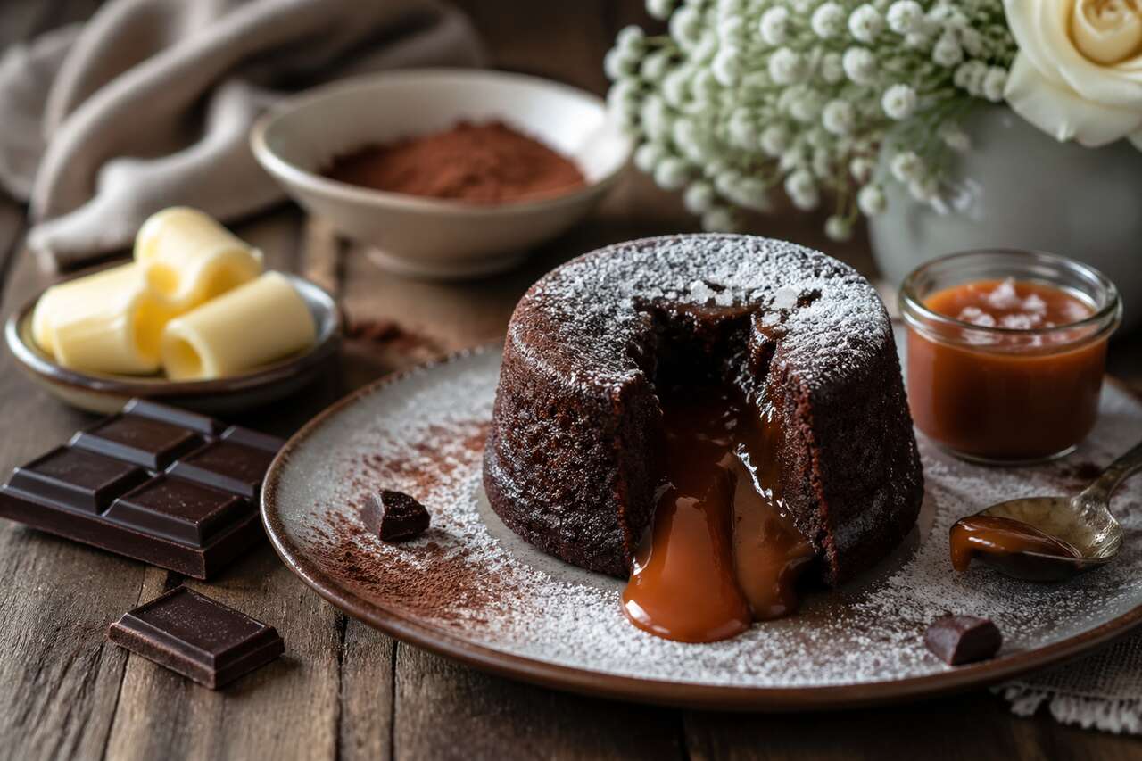 Moelleux au chocolat : cœur fondant caramel irrésistible