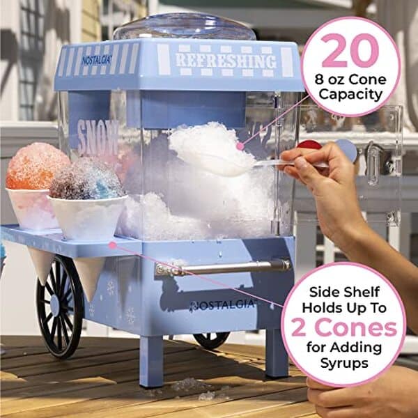 Découvrez notre test détaillé de la machine à glace rasée Nostalgia Snow Cone : design rétro, performance et qualité de glace. Avis complet et conseils d'achat. 