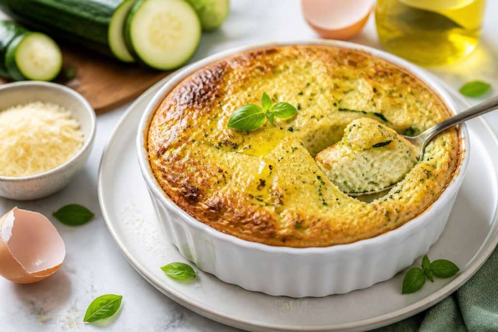 Flan de courgette : recette facile et légère