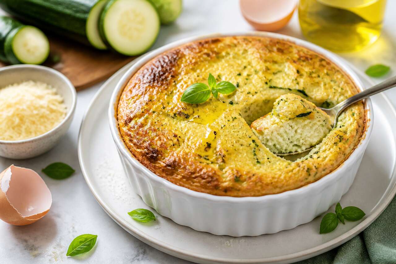 Flan de courgette : recette facile et légère