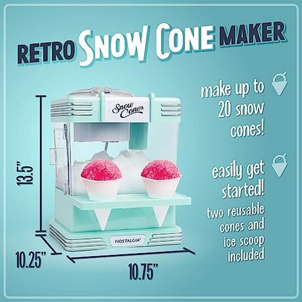 Découvrez notre test détaillé de la machine à glace rasée Nostalgia : design rétro, performances pratiques et avis utilisateurs pour faire le bon choix. 