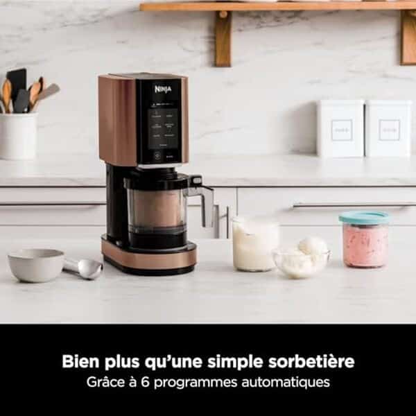 Découvrez notre test détaillé de la sorbetière Ninja Creami : performances, praticité et avis pour bien choisir votre appareil à sorbet.